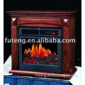 Simple Electric Fireplace with Casters M18-JW05
